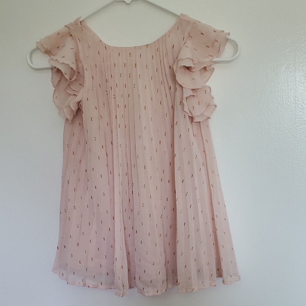 H&M Light Pink Kids Dress with Ruffles